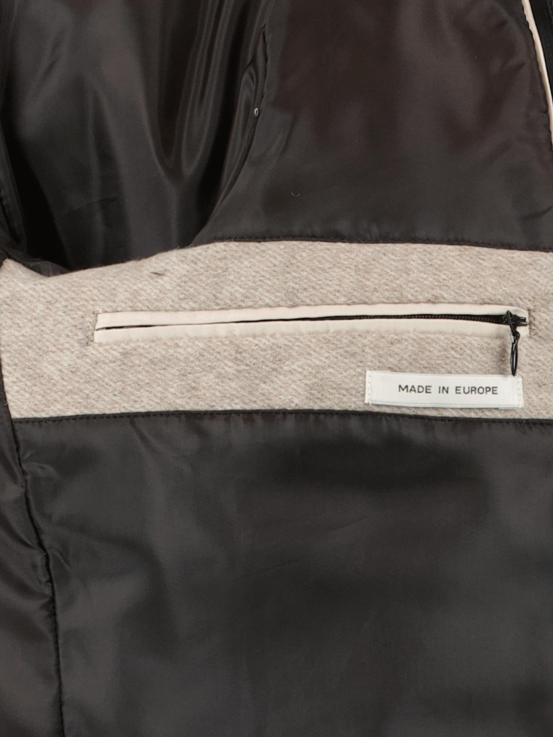 Mario Fiorenzo Wollen Jas Beige Hans, 100% wol met nylon inlay 9082H/2 sand