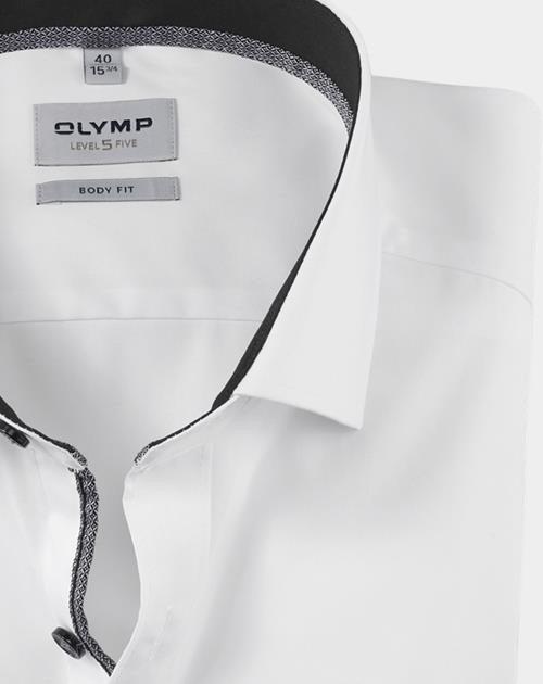 Olymp Business hemd lange mouw Grijs 0767/64 Hemden 076764/67
