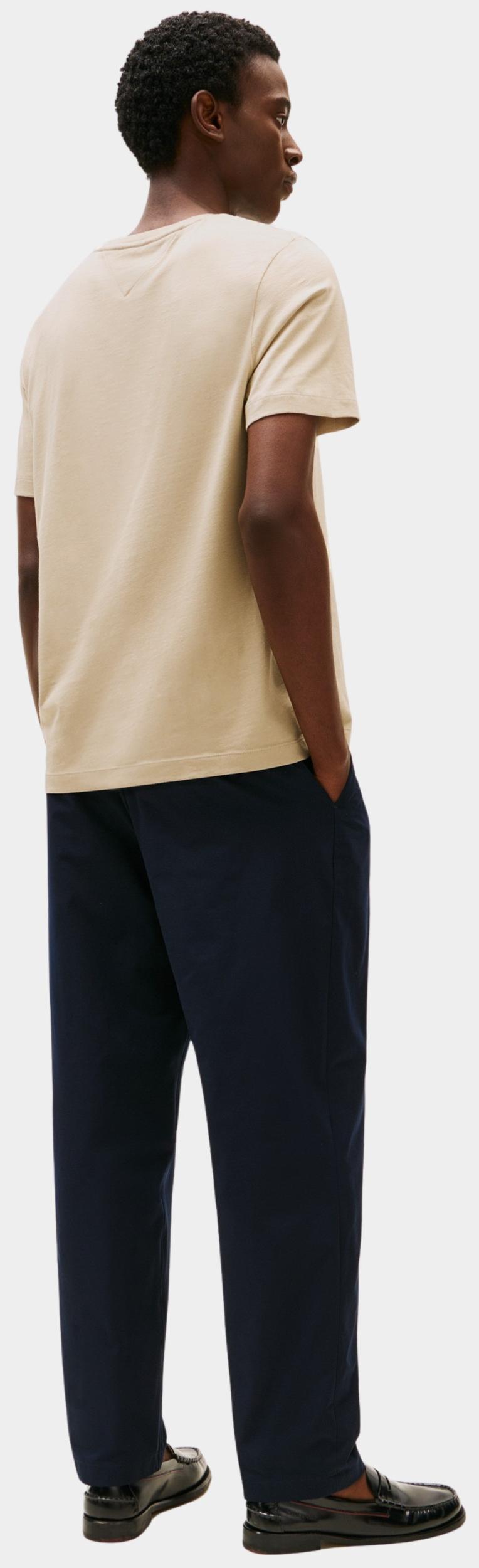 Tommy Hilfiger T-shirt korte mouw Bruin ESS Seasonal Reg Fit Solid Tee MW0MW39995/RBT
