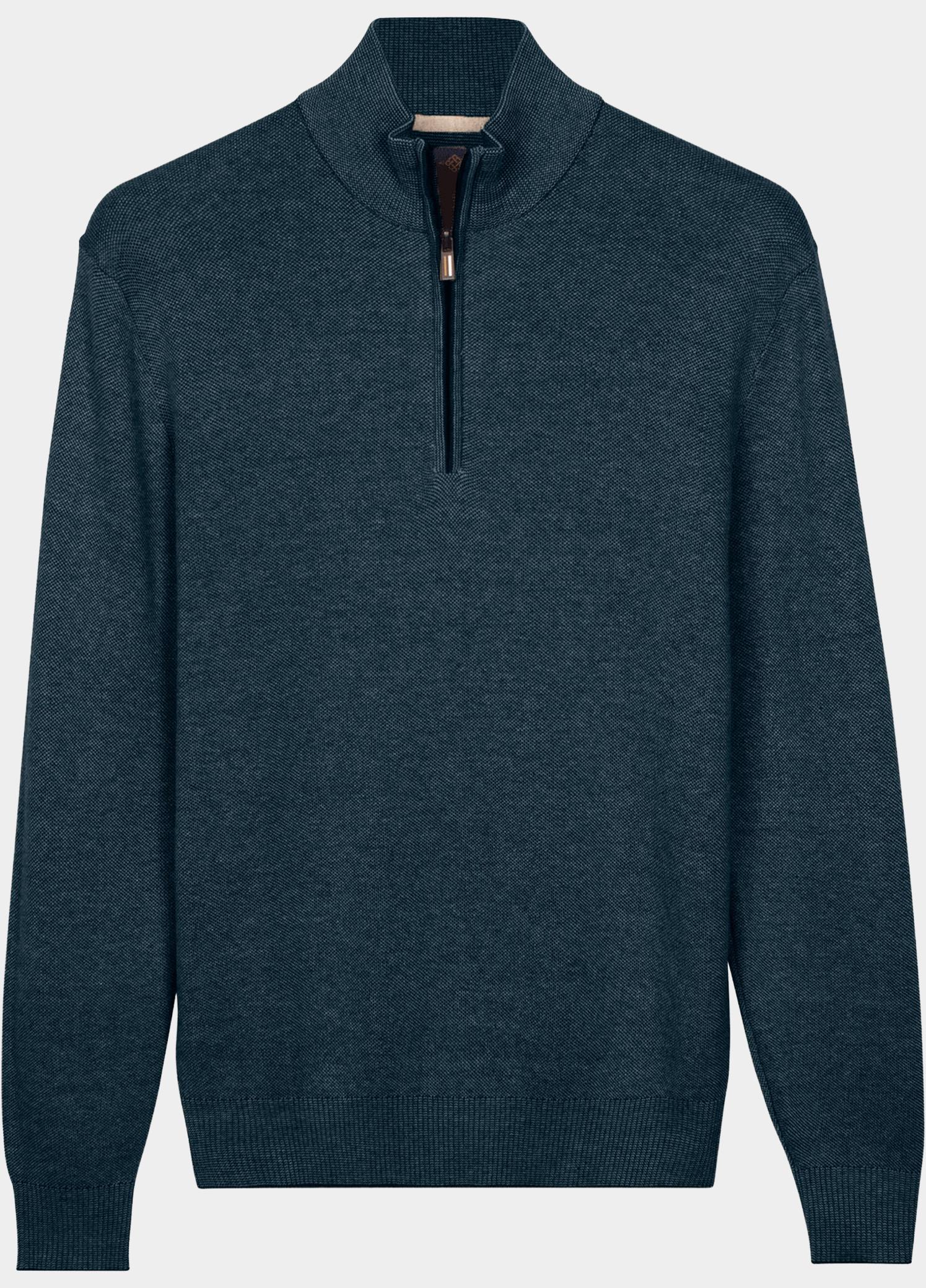 Baileys Half Zip Blauw all-over 2-Tone 628409/645