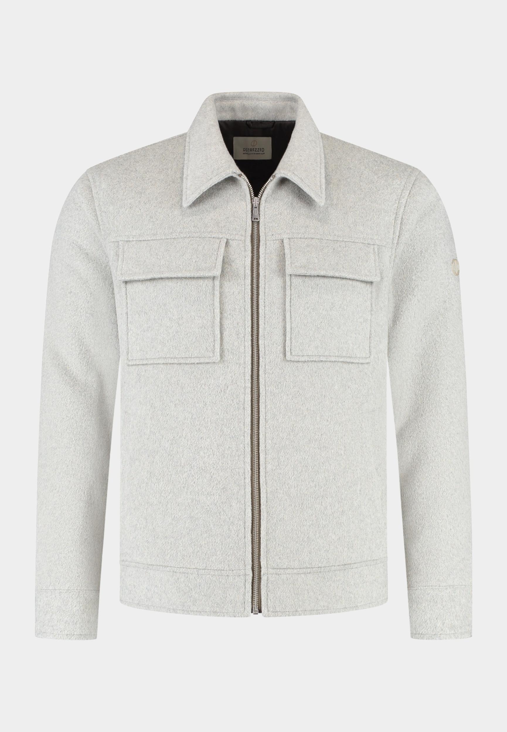 Dstrezzed Wollen Jack Grijs DS_Colton Wool Jacket 101514-AW25/831