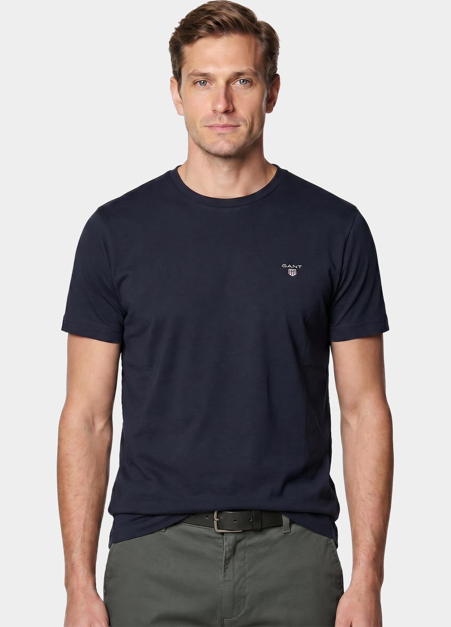 Gant T-shirt korte mouw Blauw PRINTED ARCHIVE SHIELD TSHIRT 2004080/433