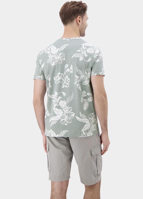 Lerros T-shirt korte mouw Grijs  2633024/228