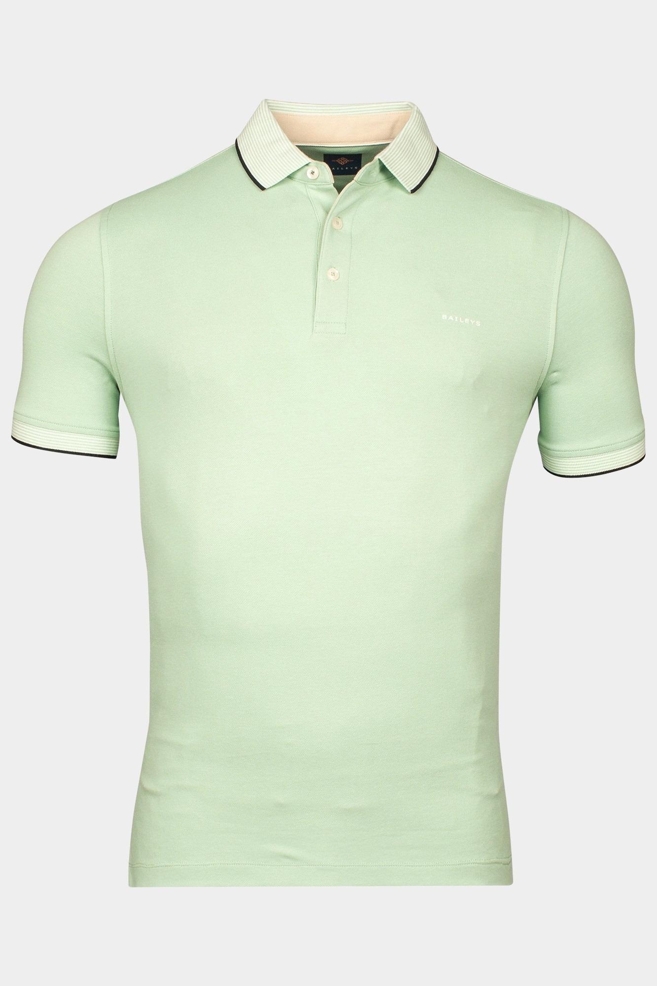 Baileys Polo korte mouw Groen Poloshirt Solid Pique 515236/71