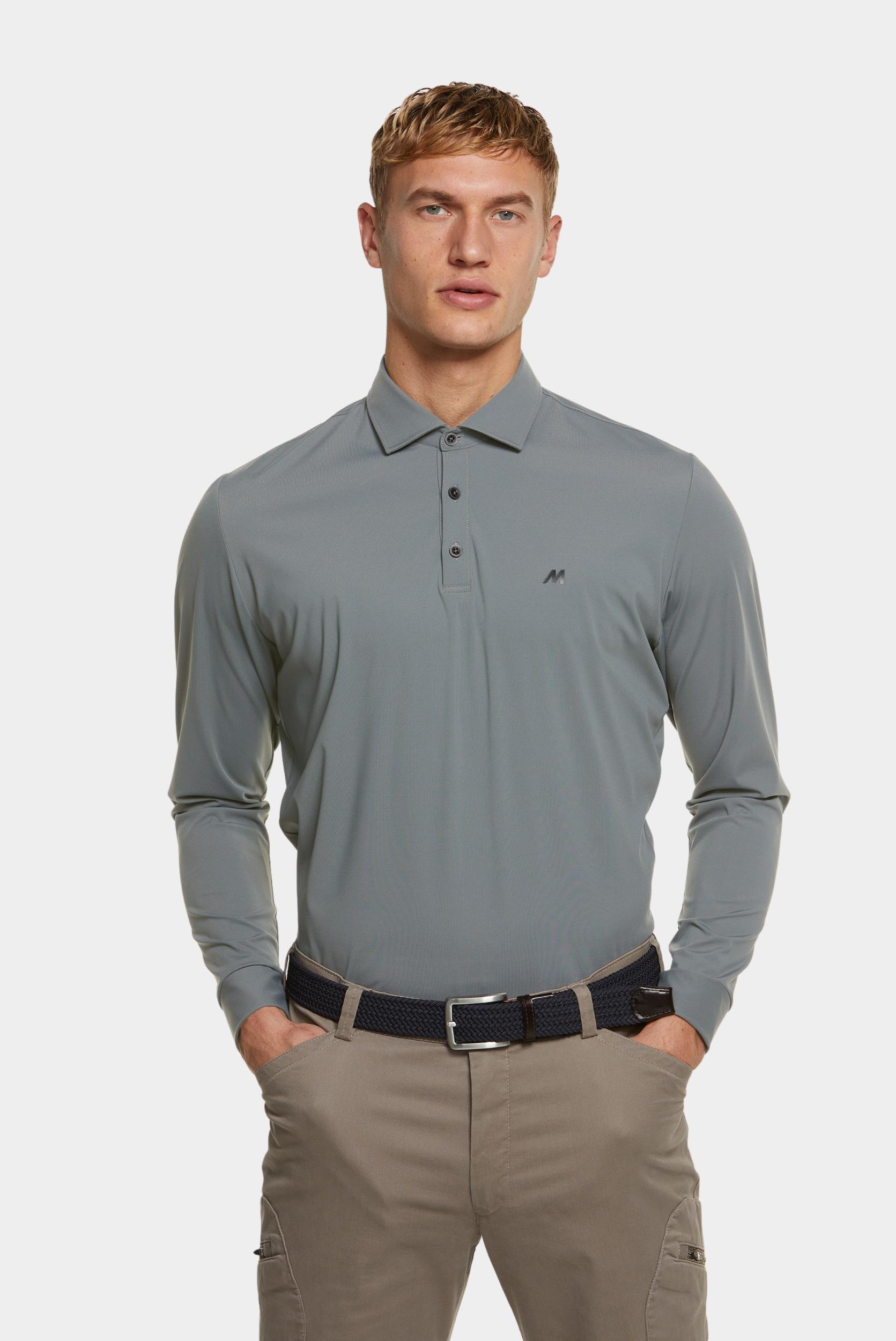 Meyer Polo lange mouw Grijs BRYSON Art.9-9007 9529900700/07