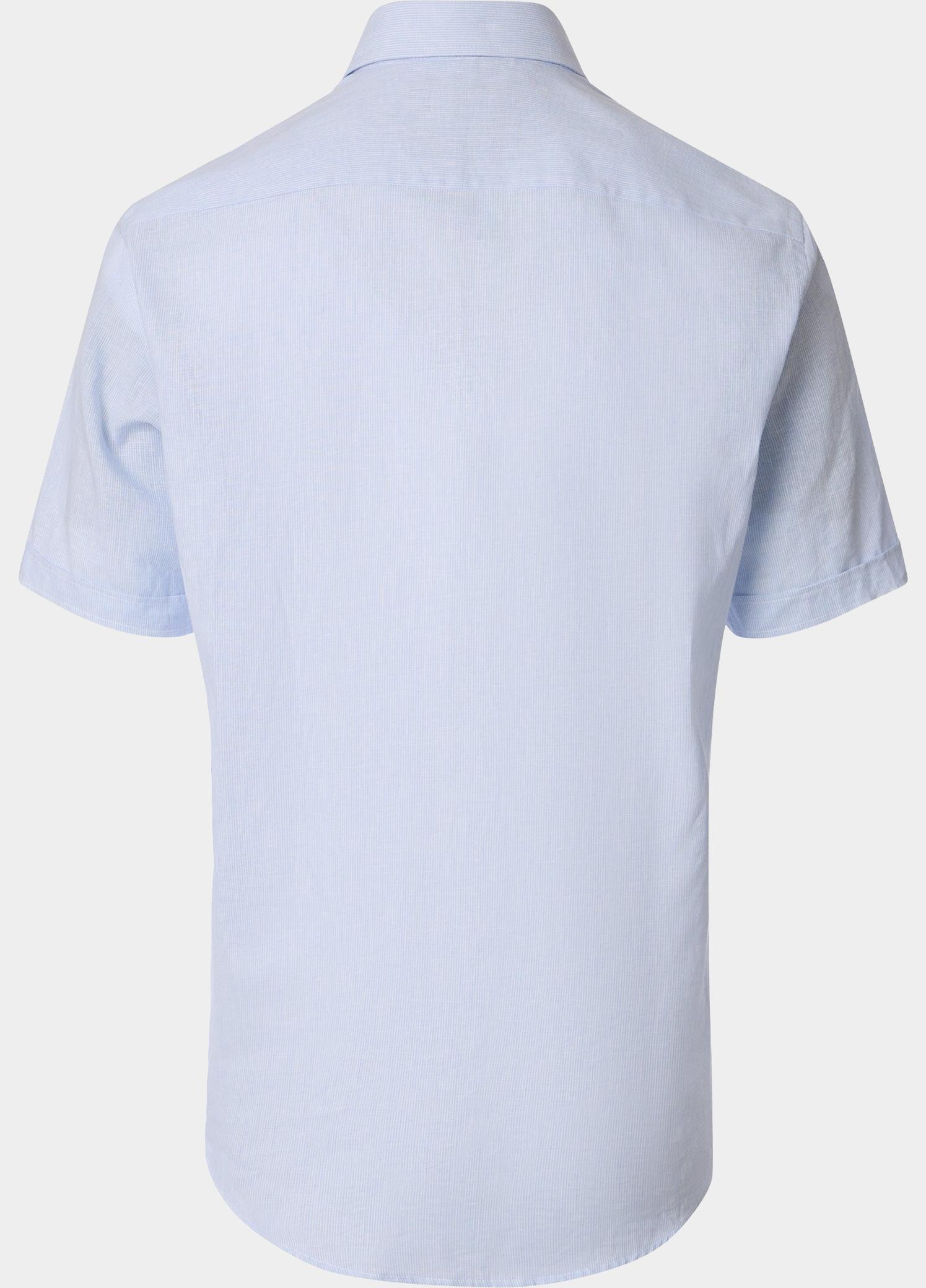 Casamoda Casual hemd korte mouw Blauw Kent Casual Fit 1/2Arm_ 126131281/101