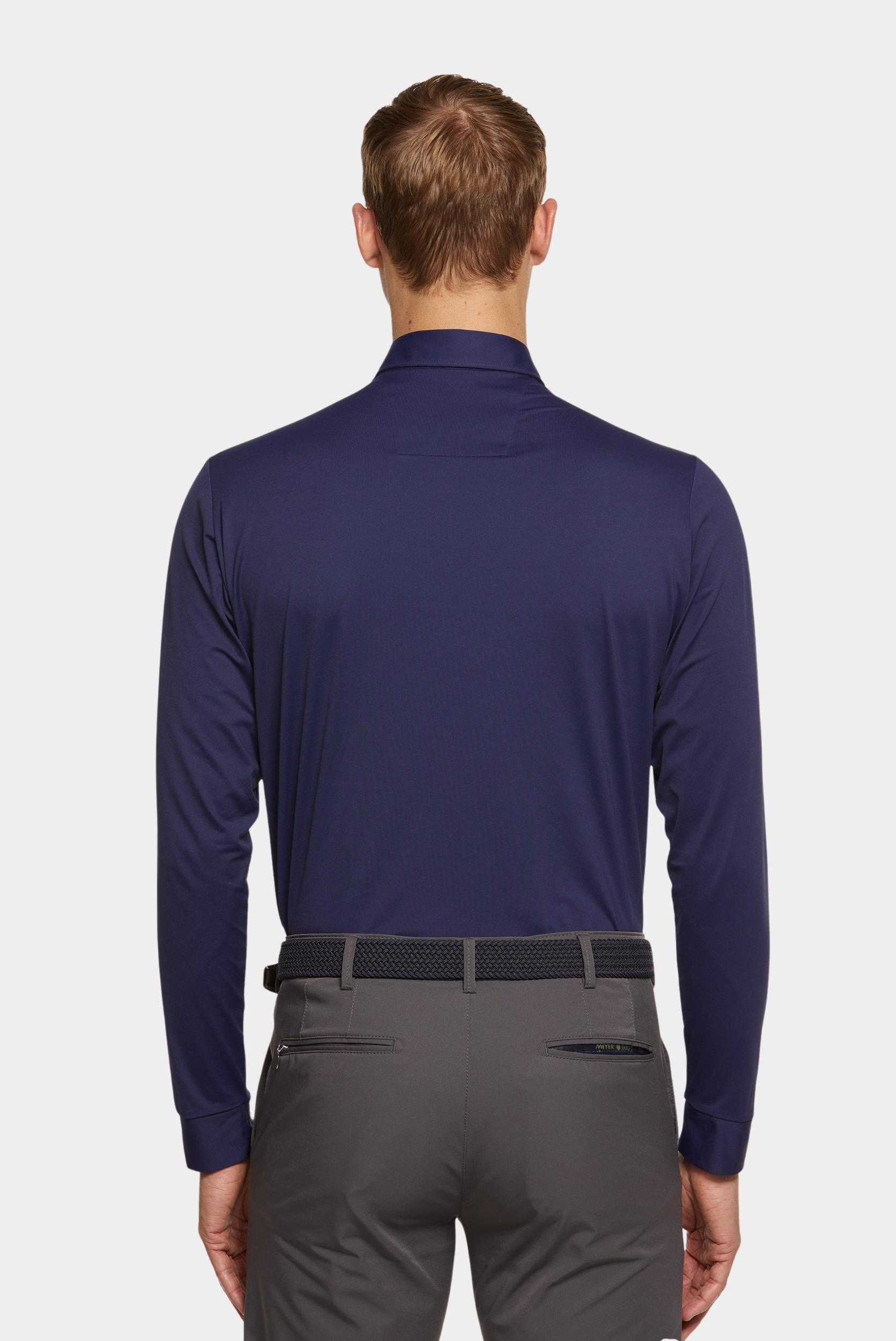 Meyer Polo lange mouw Blauw BRYSON Art.9-9007 9529900700/18