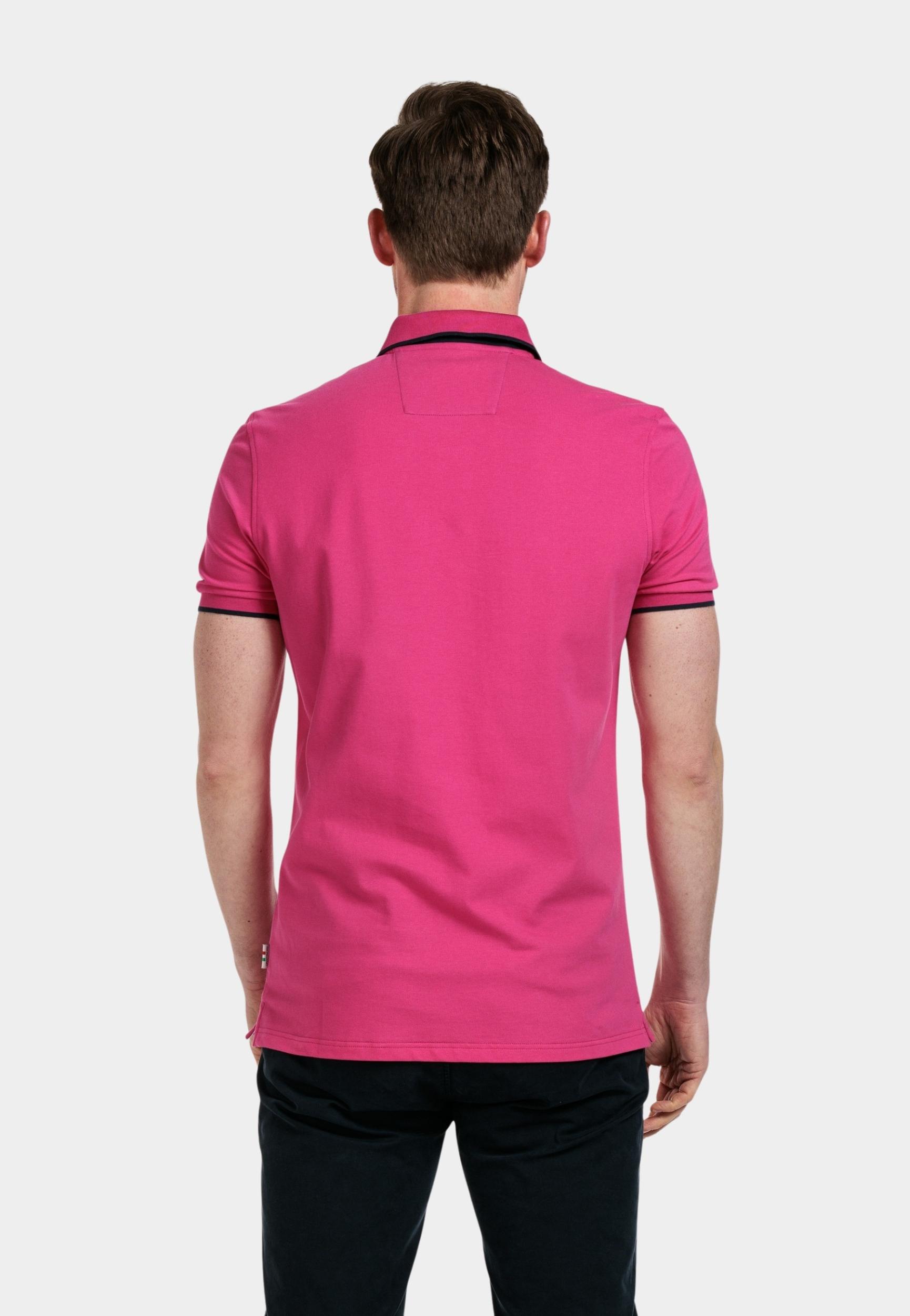 Giordano Polo korte mouw Roze Nico short sleeve signature p 516587/53