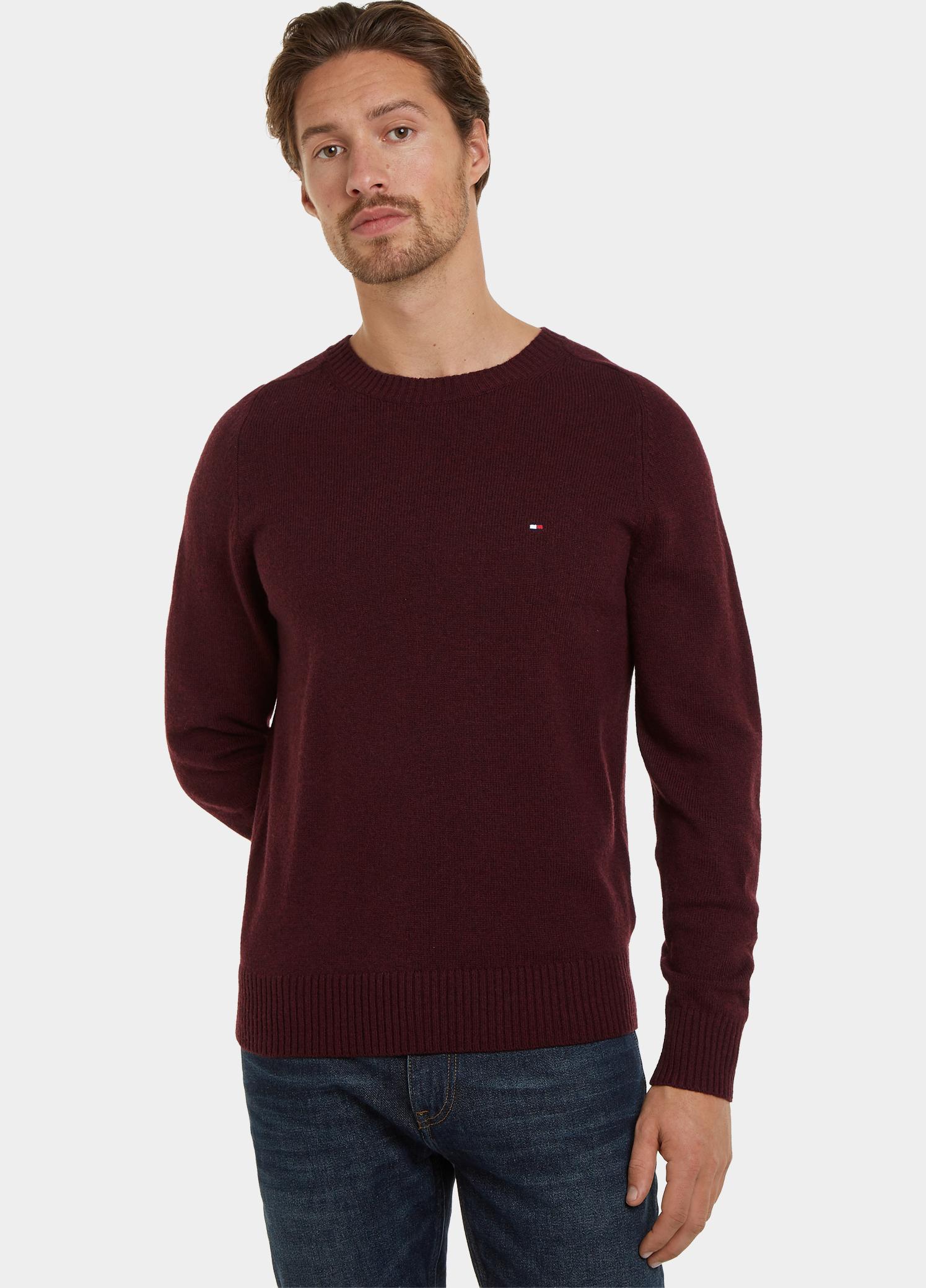 Tommy Hilfiger Pullover heren Roze LAMBSWOOL CREW NECK MW0MW36535/TVY