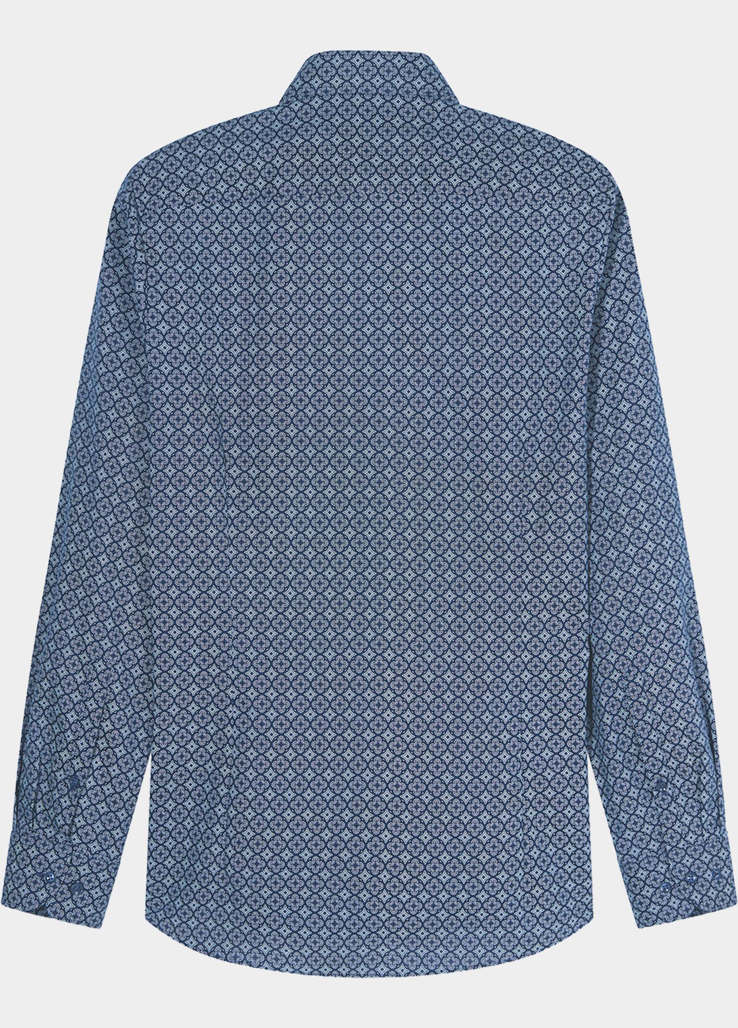 Olymp Overhemd extra lange mouw Blauw Level 5 b.f. D.2211 205229/18