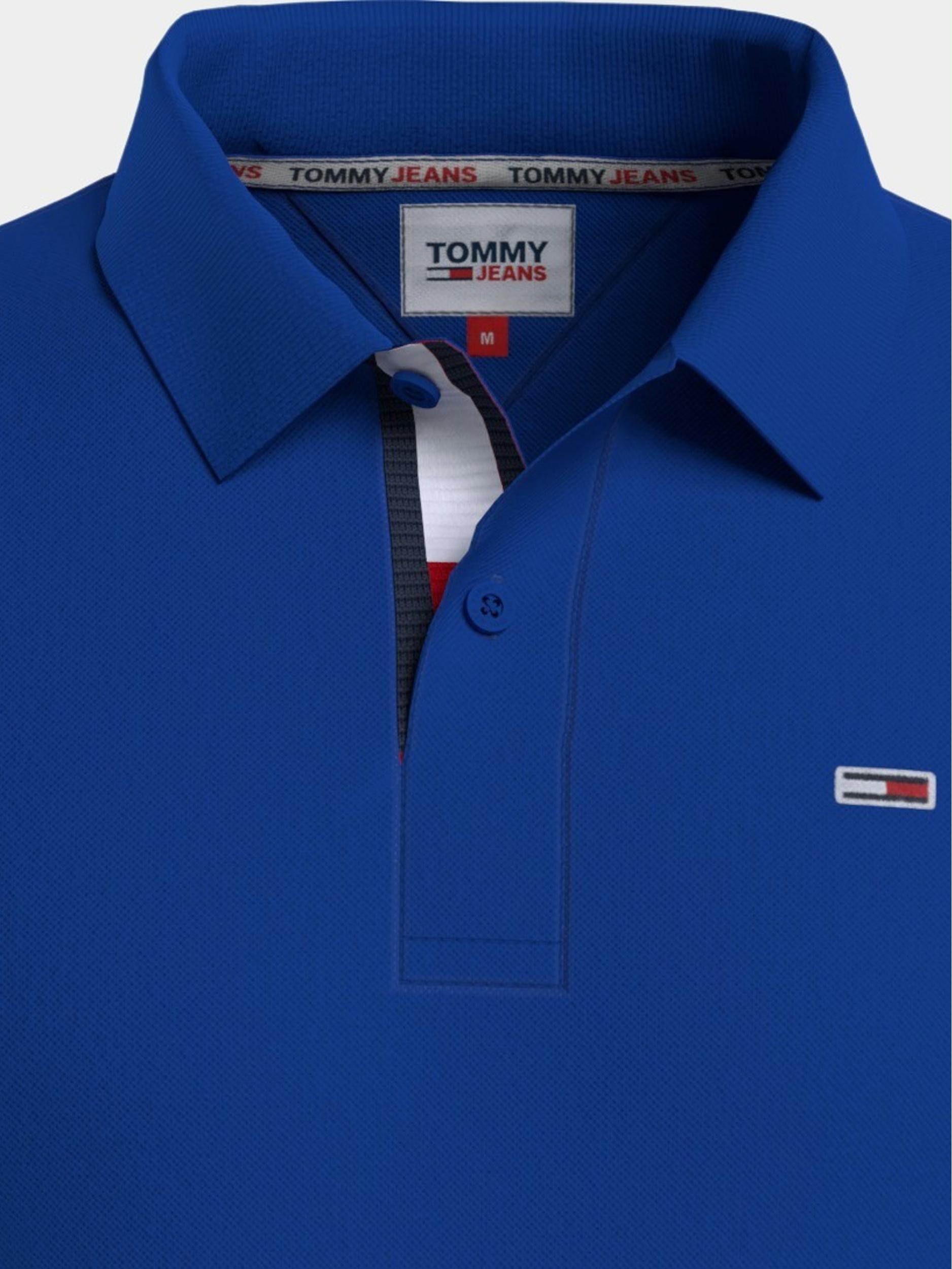 Tommy Jeans Polo korte mouw Blauw TJM Slim Placket Polo DM0DM15940/C66