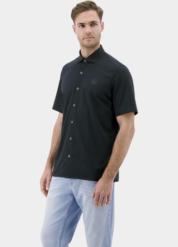 Lerros Casual hemd korte mouw Blauw  2632346/485