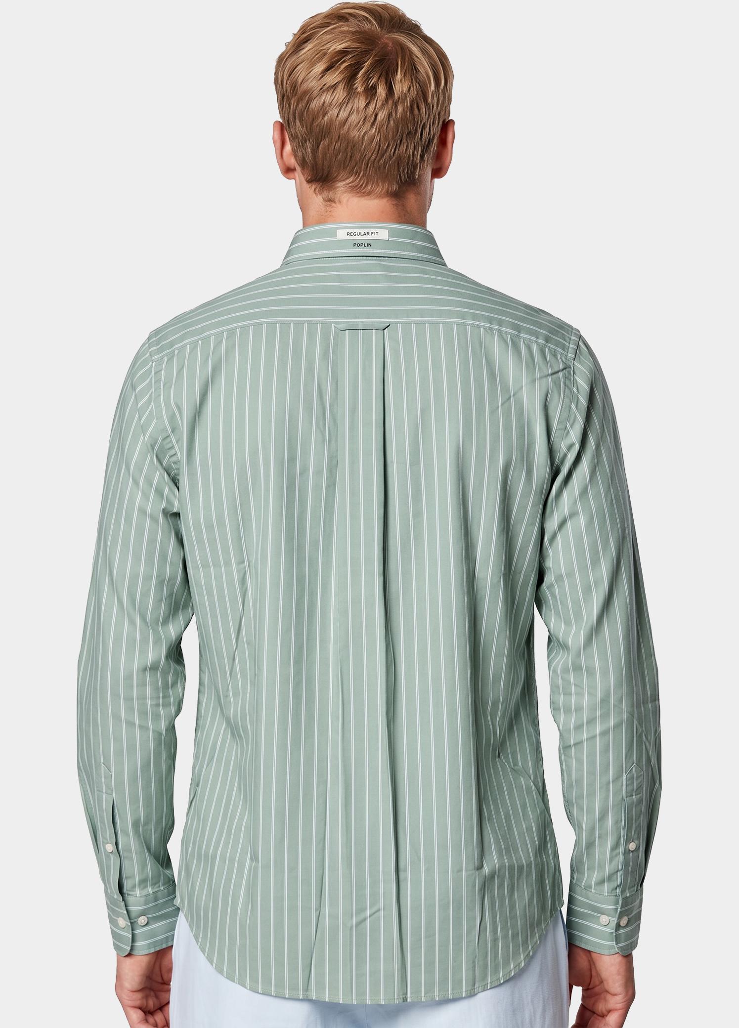Gant Overhemd heren Groen Klassiek poplin overhemd met 3262031/308