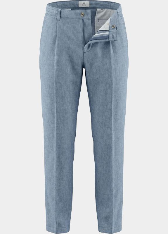 Bos Linnen Broek Blauw Summer pant 5510.426/24D