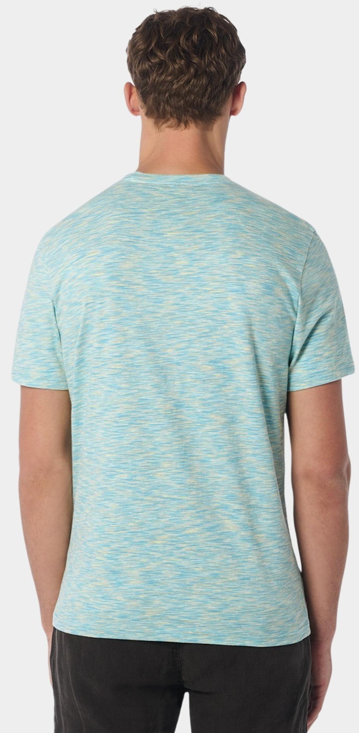 No Excess T-shirt korte mouw Blauw T-Shirt Crewneck Multi Colour 23340308SN/036