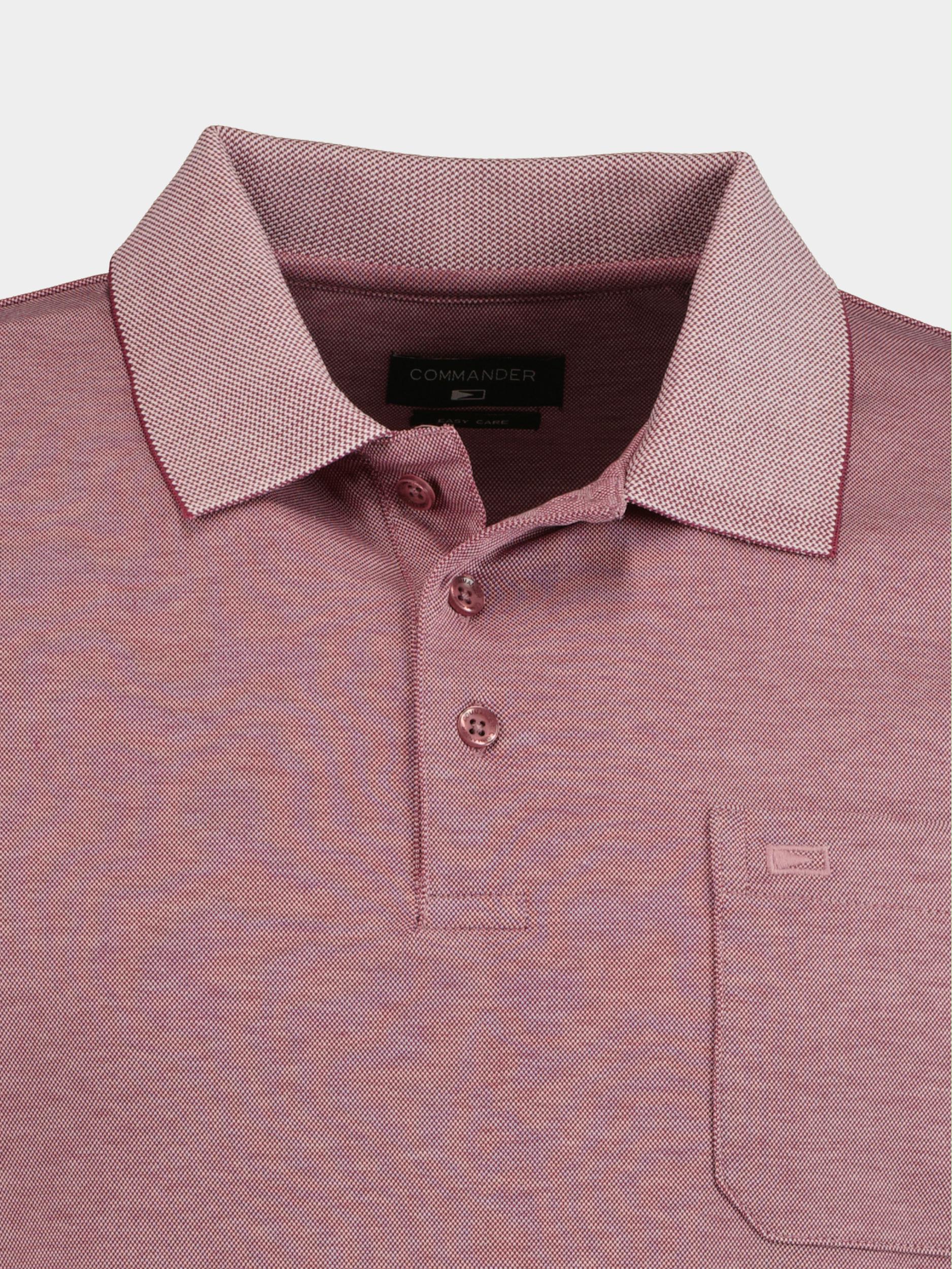 Commander flag Polo korte mouw Rood (S)NOS 3-Kn. Polo-Shirt,1/2 A 214007633/404