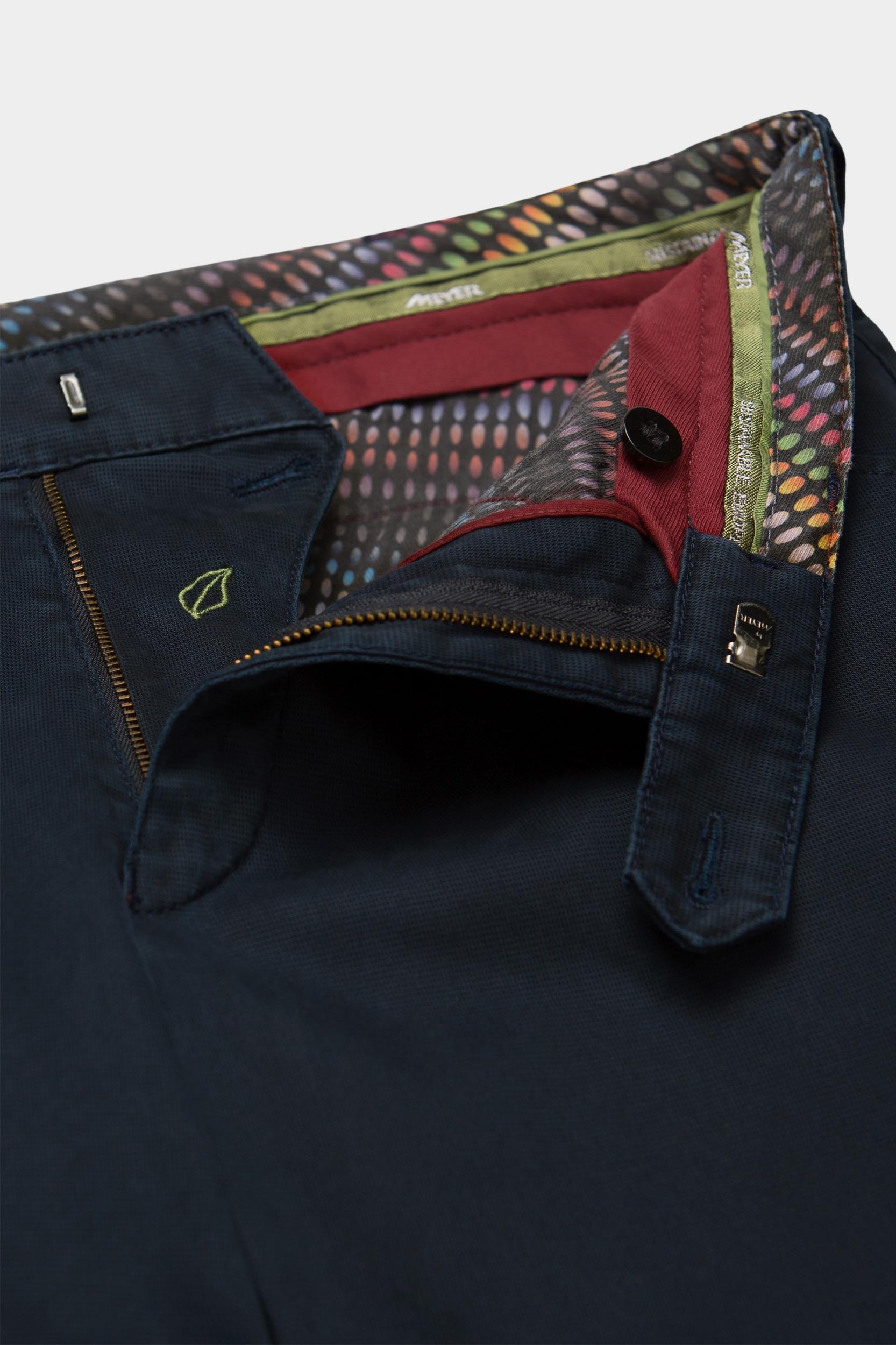 Meyer Katoenen Broek Blauw CHICAGO Art.2-5615 3322561500/17