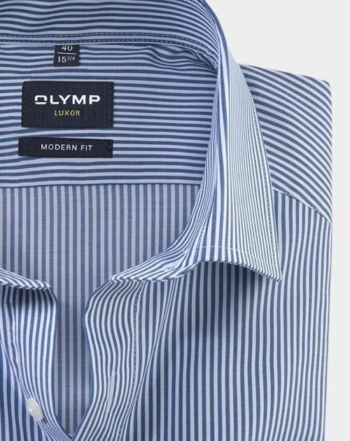 Olymp Business hemd lange mouw Blauw  074669/18