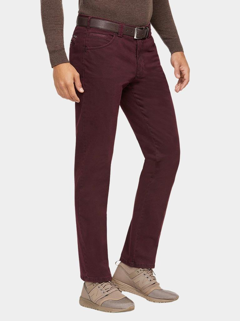 Meyer Katoenen Broek Rood Broek DUBLIN Katoen Bordeaux 1272557200/57