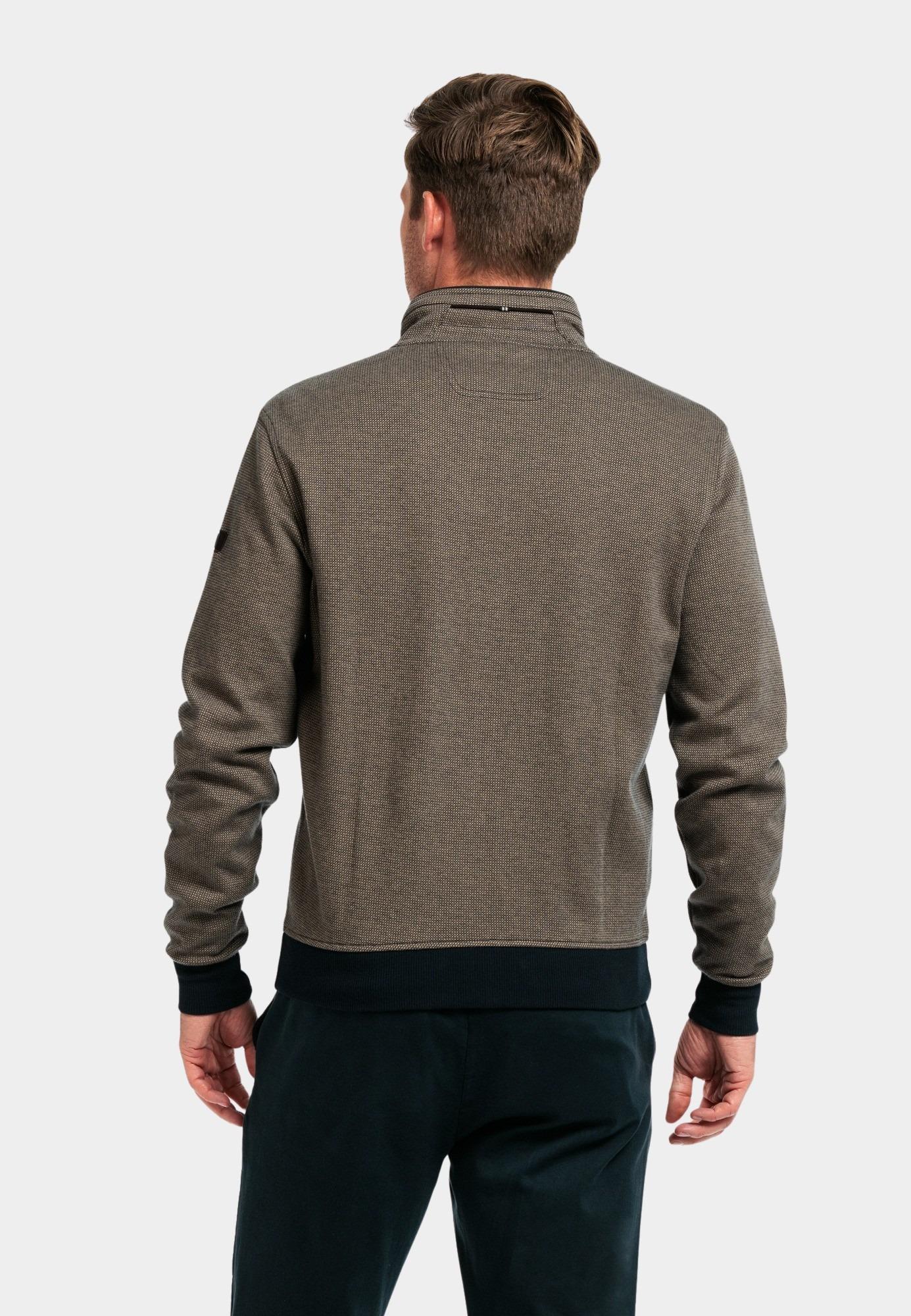 Baileys Vest Bruin Sweat Cardigan Zip 422201/83