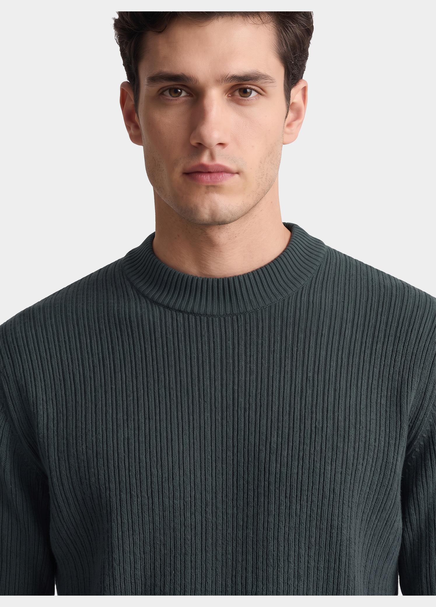 BOSS Orange Pullover heren Groen Katorpo 10283080 01 50571405/377