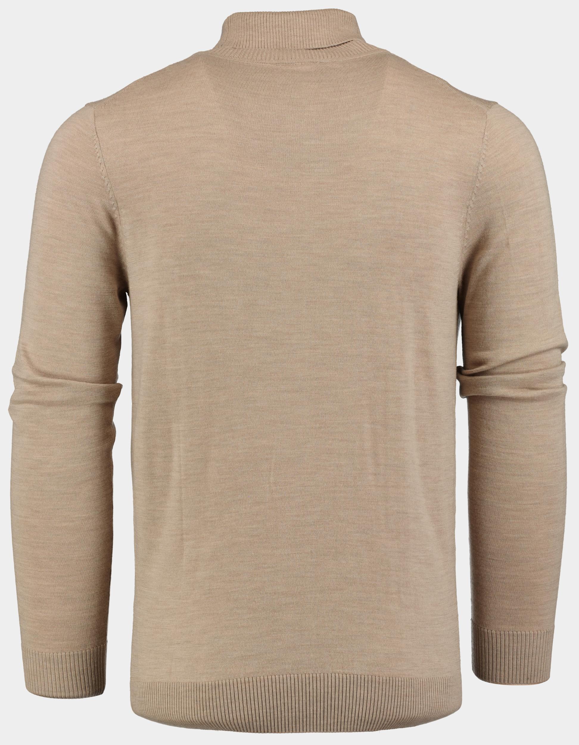 Bos Coltrui Beige Niels Rollneck Pullover 24305NI13BO/820 sand