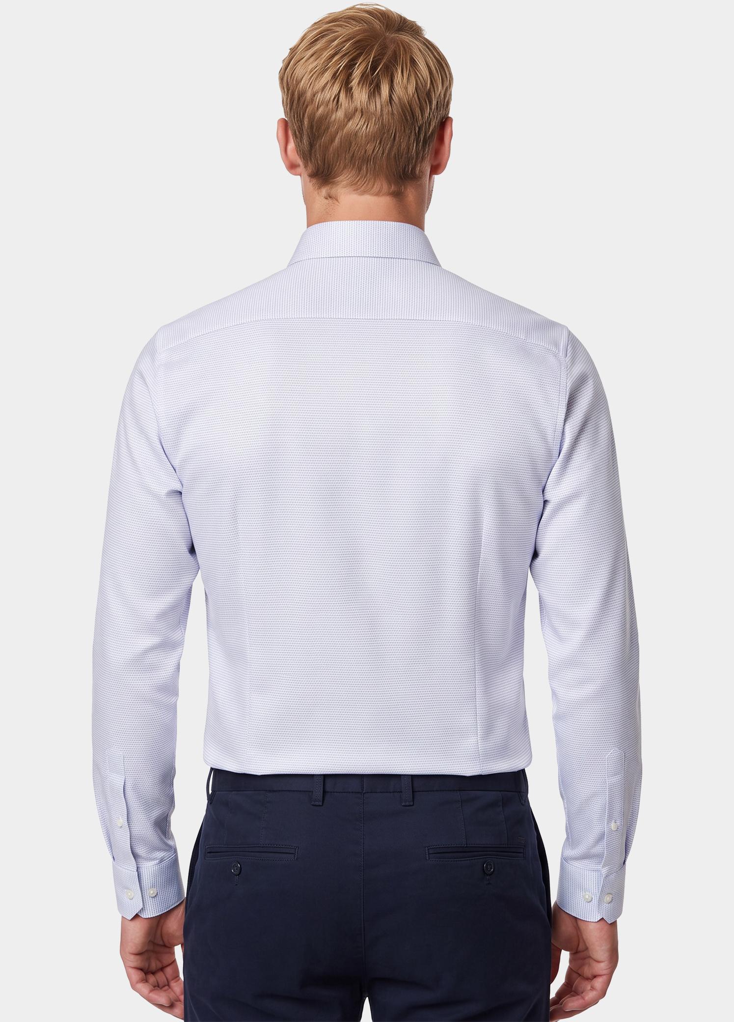 Venti Zakelijk overhemd heren Blauw Kent Body Fit 144226500/100
