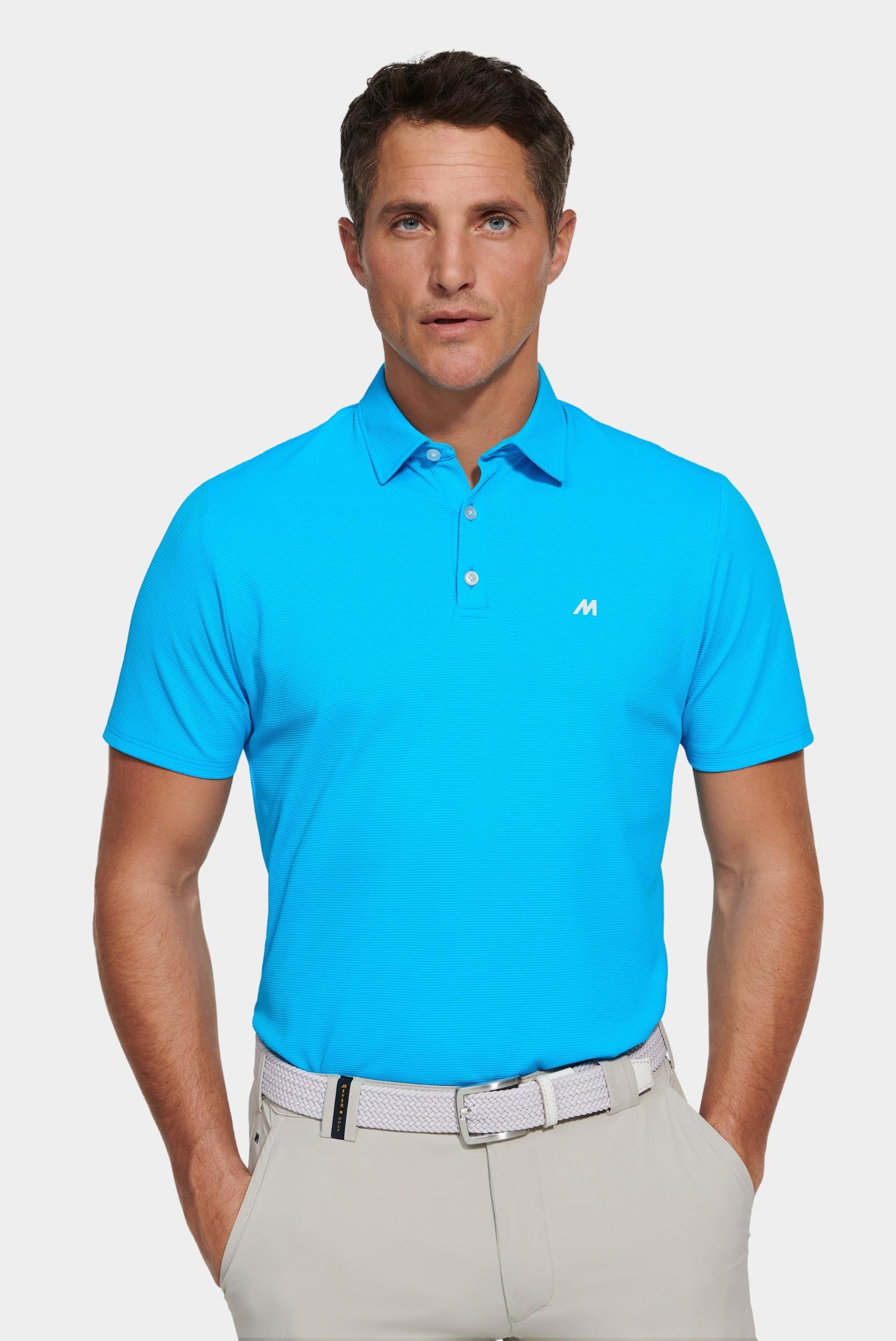 Meyer Polo korte mouw Blauw RORY Art.9-9006 9519900600/14