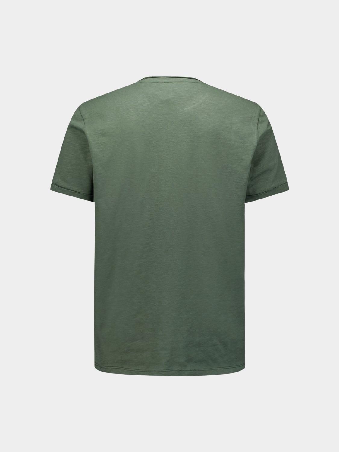 No Excess T-shirt korte mouw Groen T-Shirt Crewneck Slub 29360702SN/052