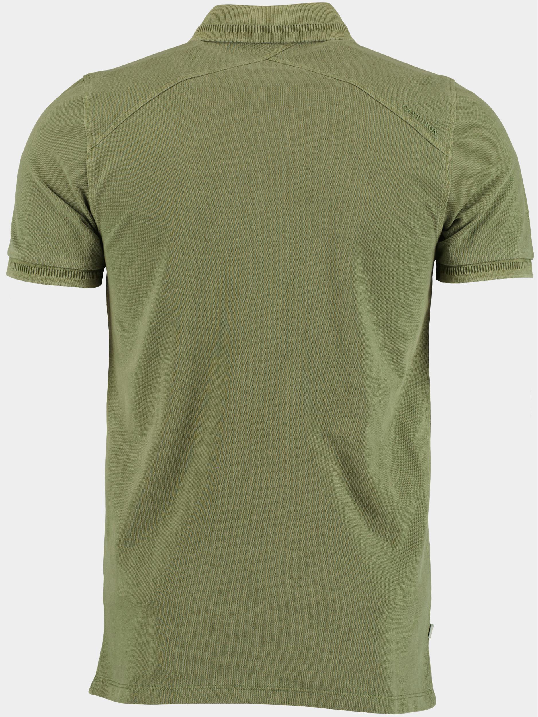 Cast Iron Polo korte mouw Groen Short sleeve polo cotton gd p CPSS2304870/6382