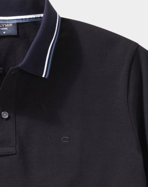 Olymp Polo korte mouw Zwart Polo PiquÃ© solid 541152/68