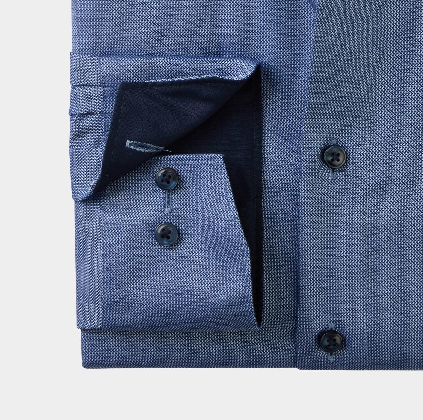 Olymp Business hemd lange mouw Blauw Big&Tall 141364/18