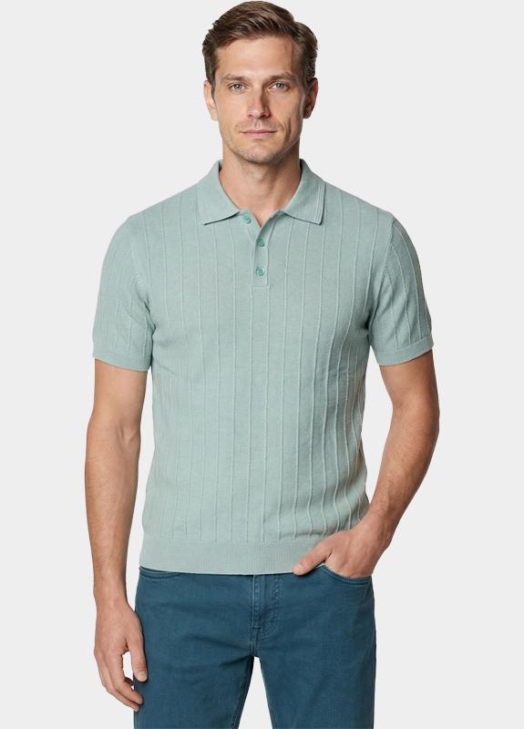 Bos Polo heren Groen  323/8121 Mint