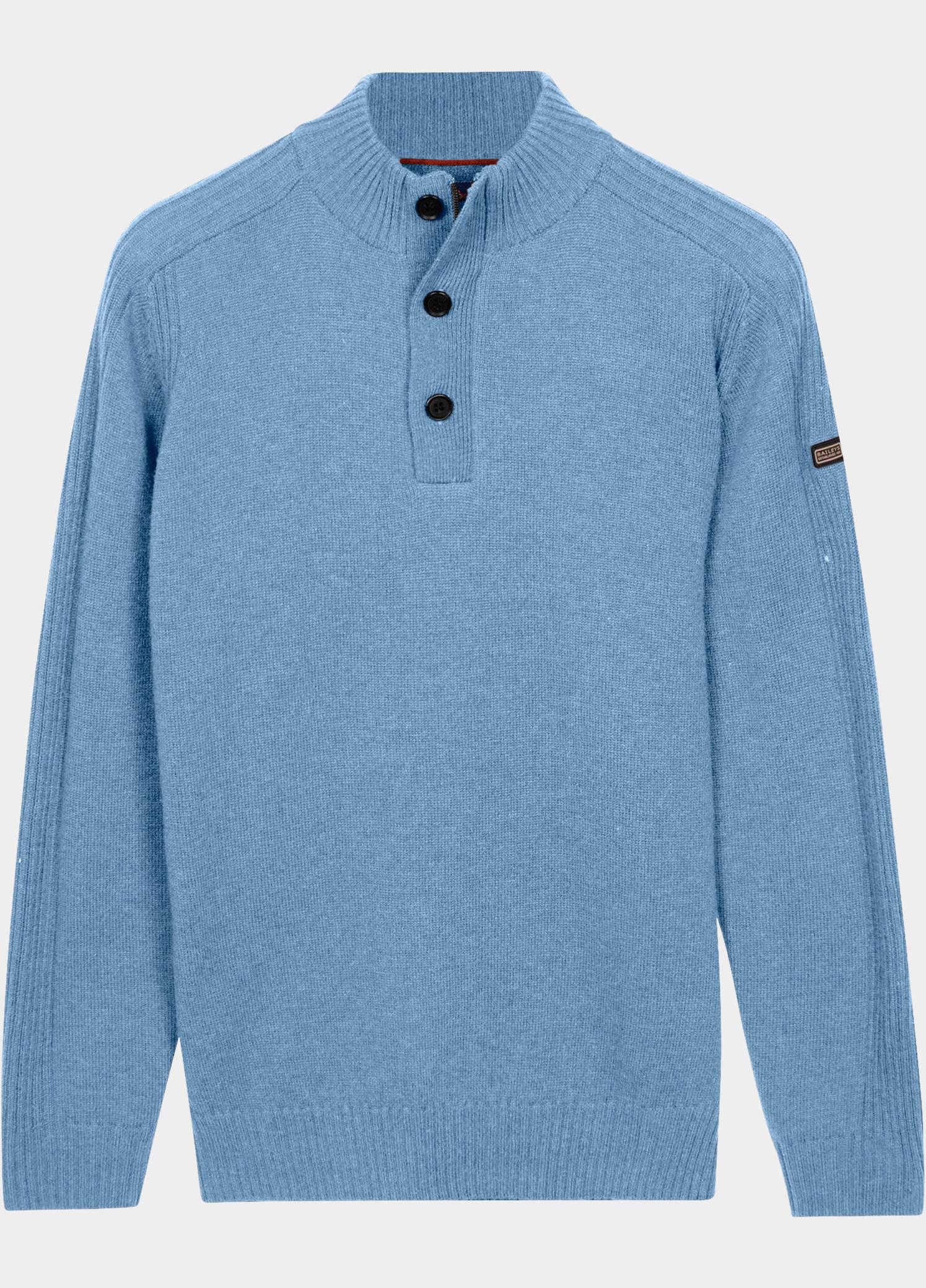 Baileys Half Zip Blauw Buttons 10gg 620095/615