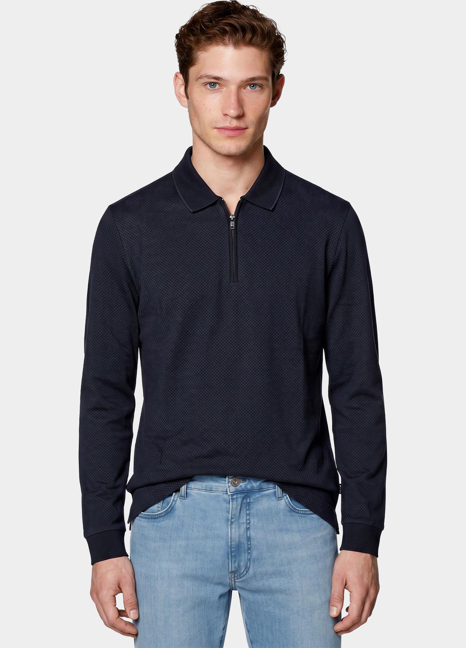 BOSS Black Polo heren Zwart H-Peduzzi 06 10274642 01 50549583/001