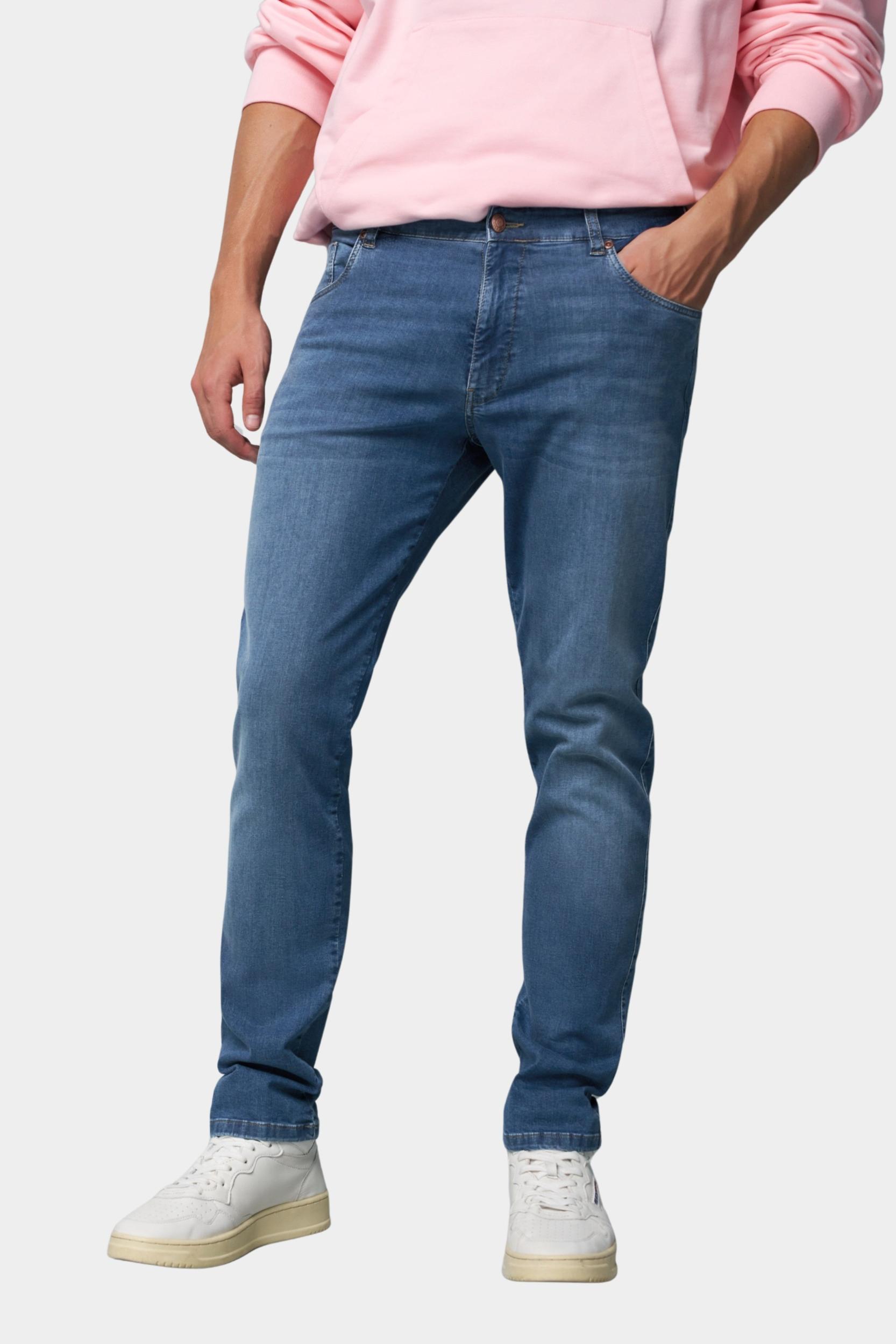 Meyer Flatfront Jeans Blauw SLIM Art.1-6276 3611627600/16