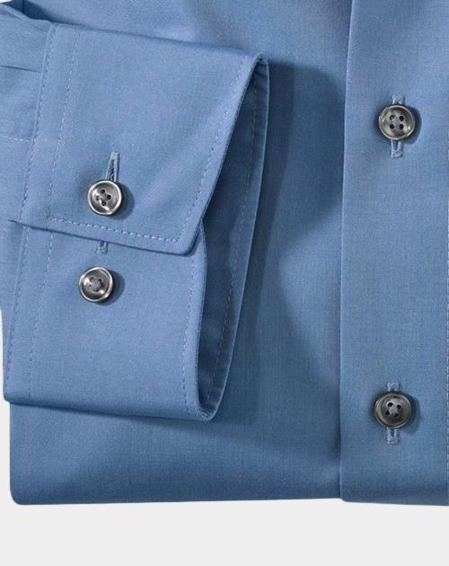 Olymp Business hemd lange mouw Blauw Luxor 030464/15