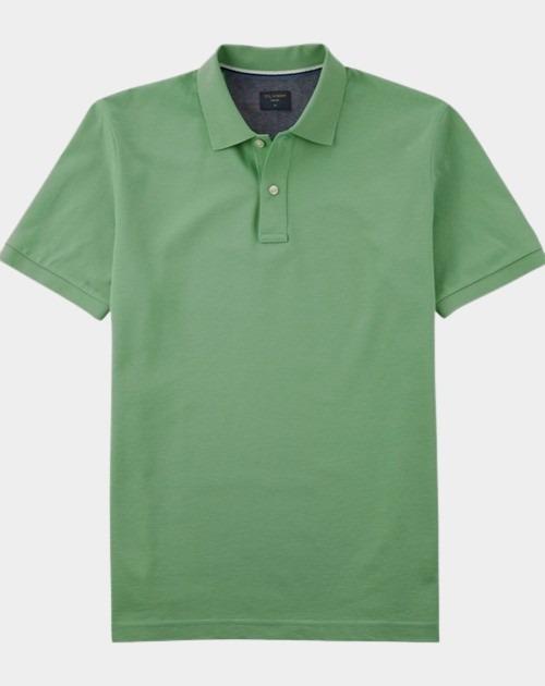 Olymp Polo korte mouw Groen Polo PiquÃ© solid 540952/41