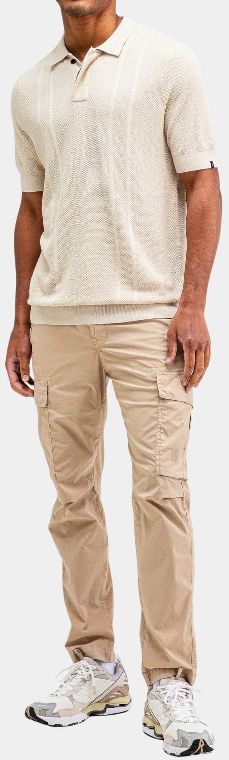 Butcher of Blue Polo korte mouw Beige Ripley Knit Polo M2516017/618