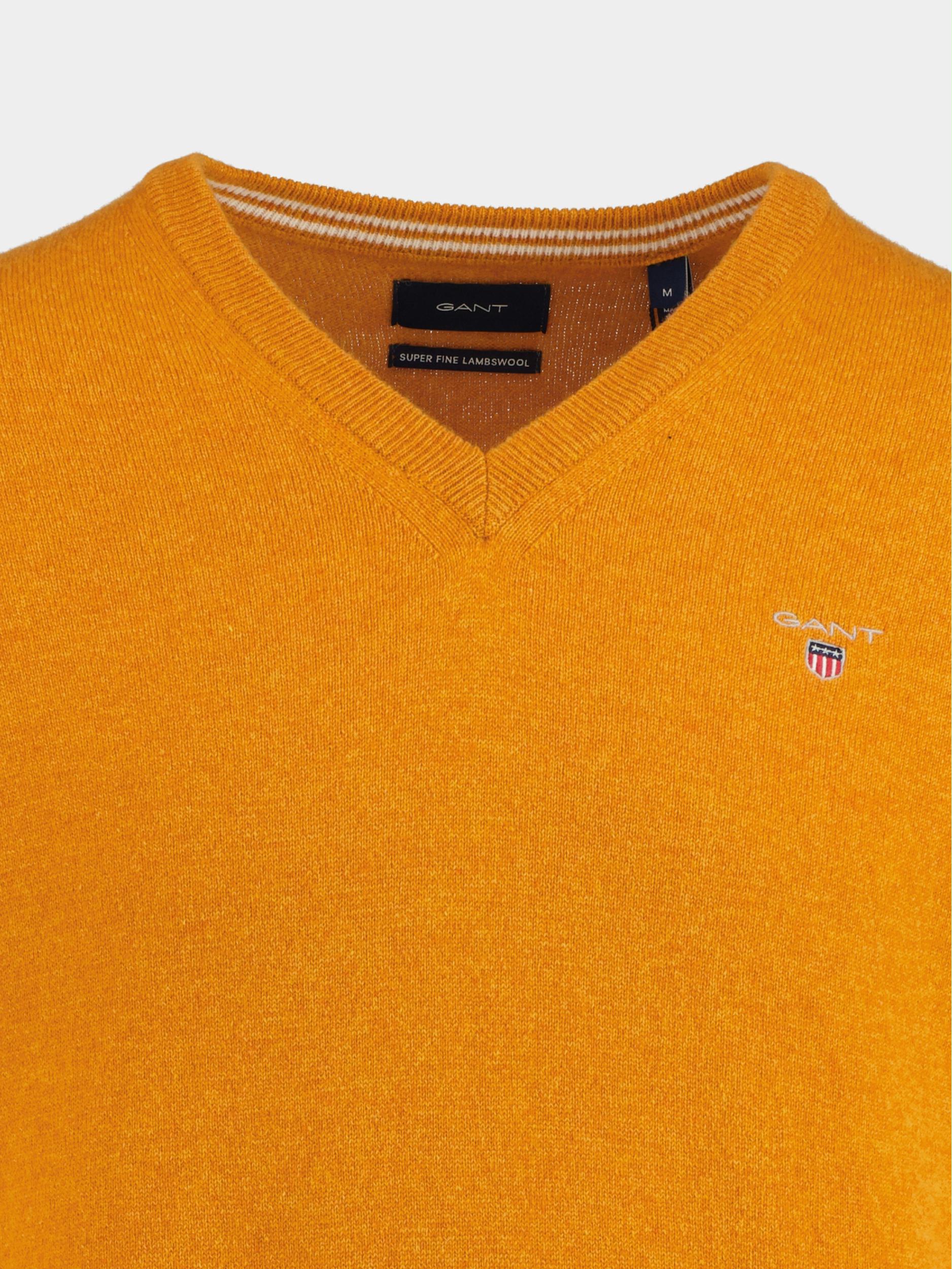 Gant Pullover Oranje Superfine Lambswool V-Neck 86212/822