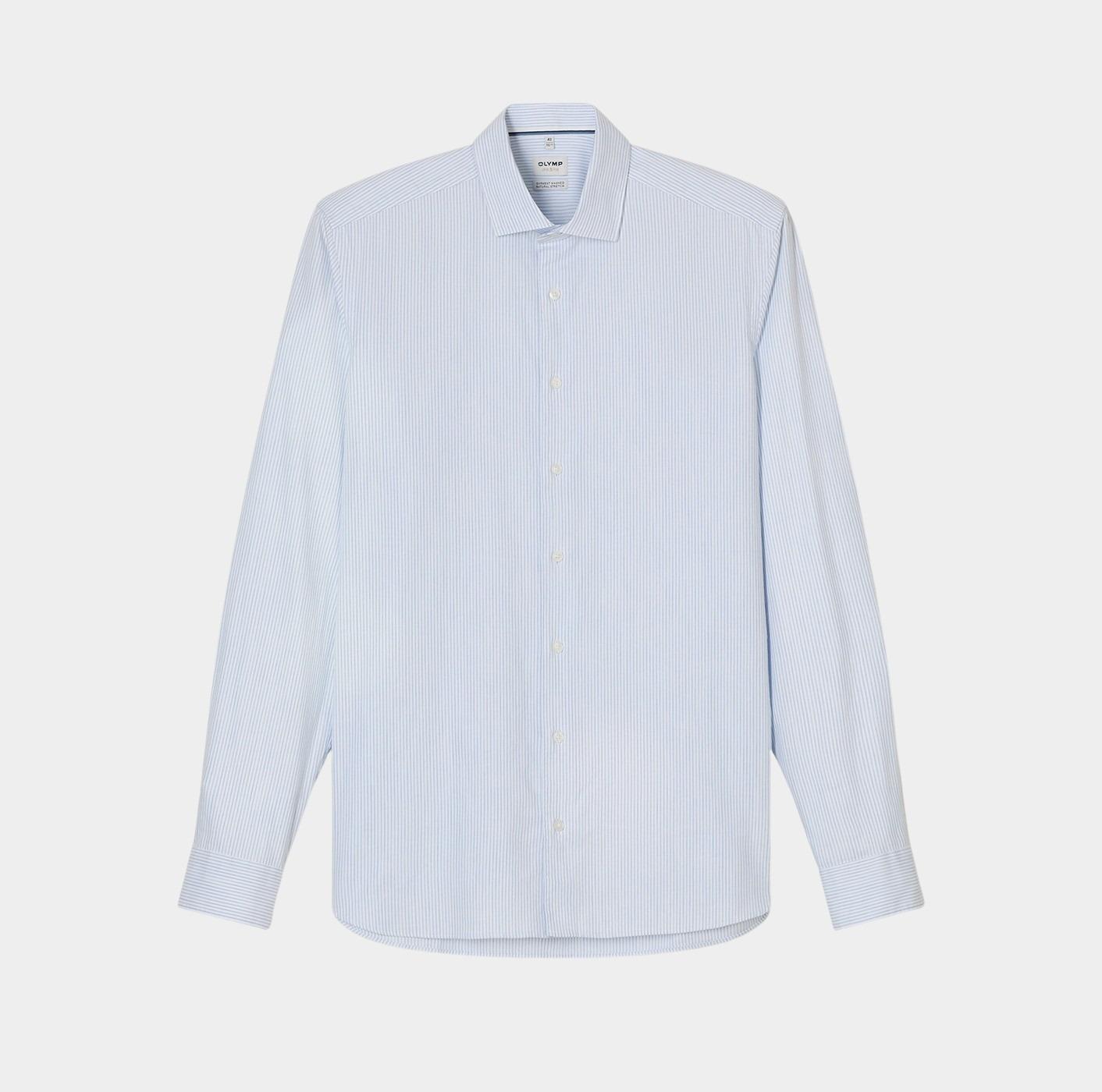 Olymp Business hemd lange mouw Blauw Level Five 214884/11