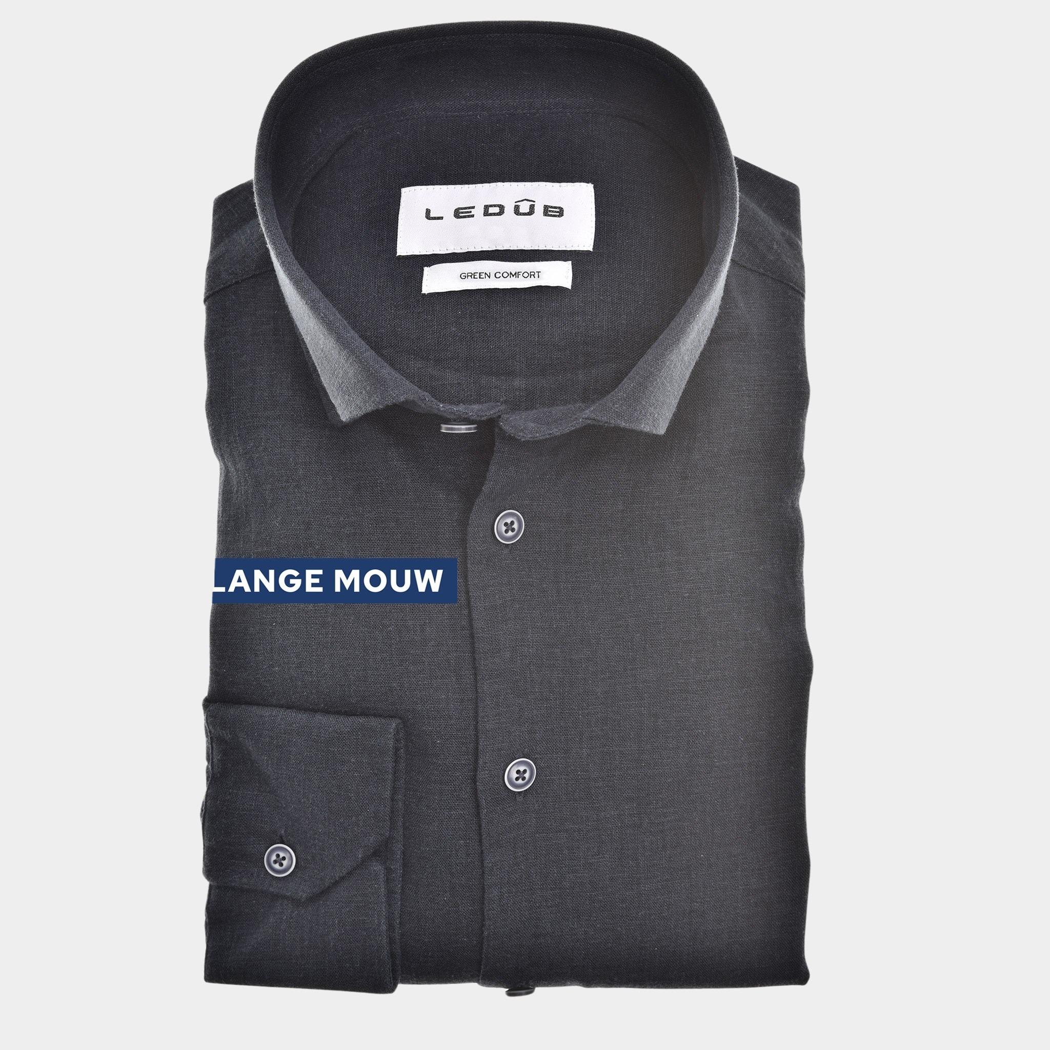 Ledub Overhemd extra lange mouw Blauw  0142921/190-000-000