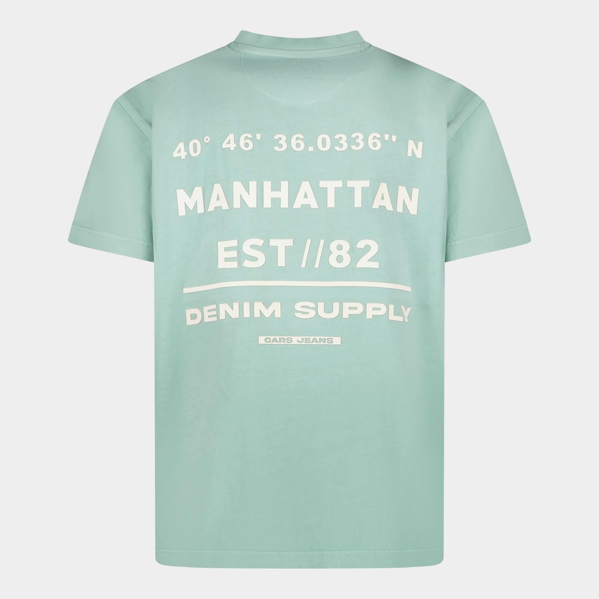 Cars Jeans T-shirt korte mouw Groen CENTRAL 44685/34