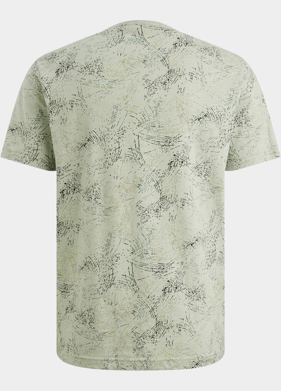 PME Legend T-shirt korte mouw Groen Short sleeve r-neck slub jers PTSS2604588/6168