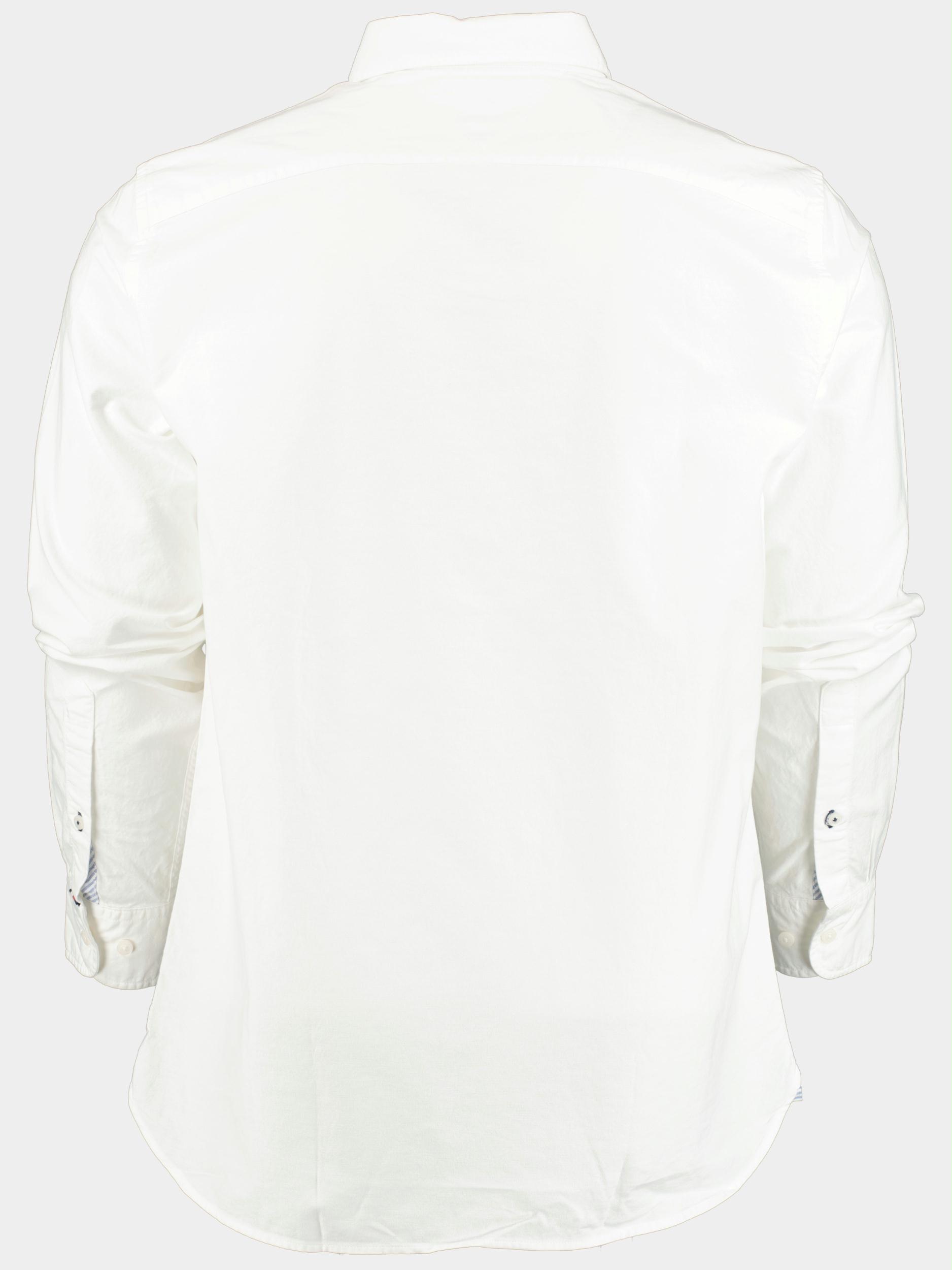 Tommy Hilfiger Casual hemd lange mouw Wit Pigment garment dye MW0MW30677/YBL