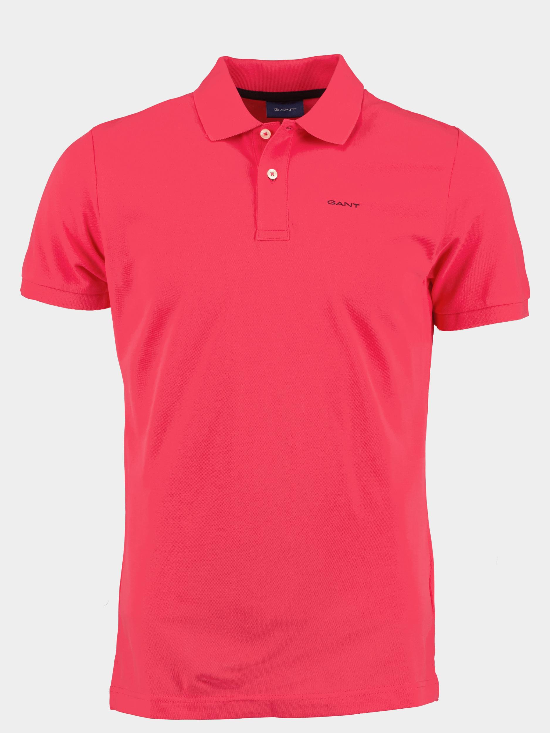 Gant Polo korte mouw Roze MD. SS Pique Rugger 2003179/635