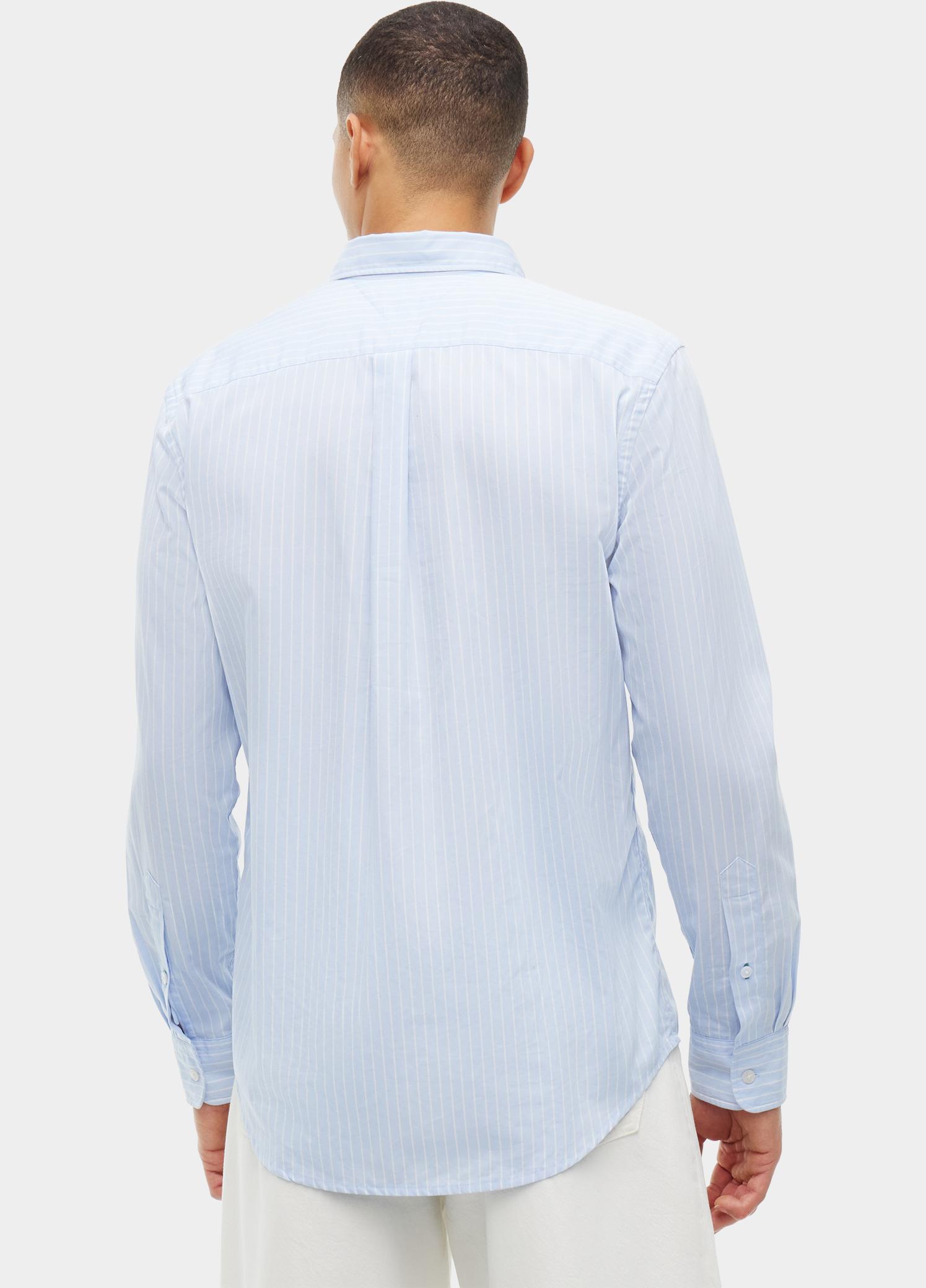 Tommy Hilfiger Overhemd heren Blauw FLEX HAIRLINE POPLIN RF SHIRT MW0MW44571/0A5