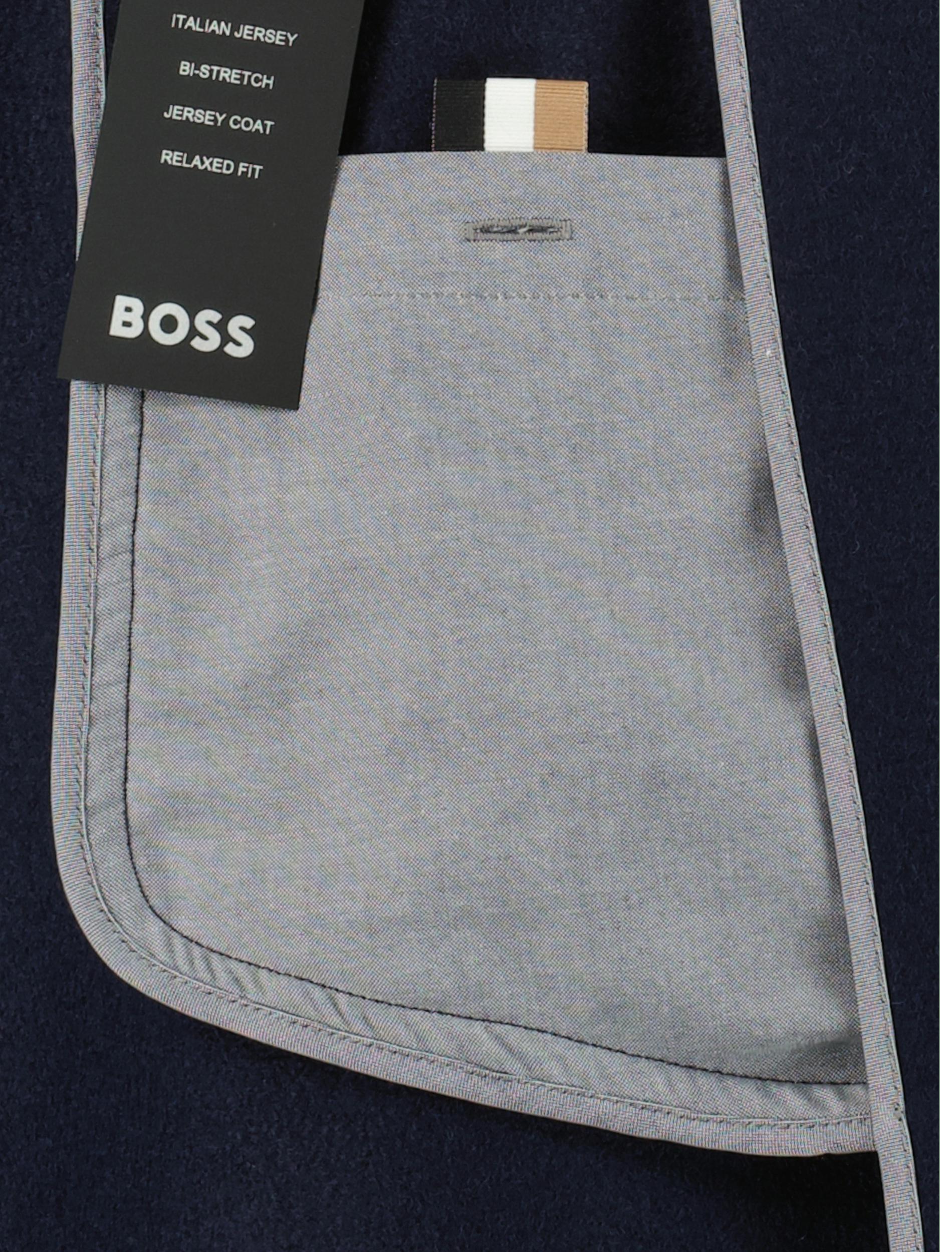 BOSS Black Wollen Jas Blauw C-Cam-J-224 10245122 01 50479584/404