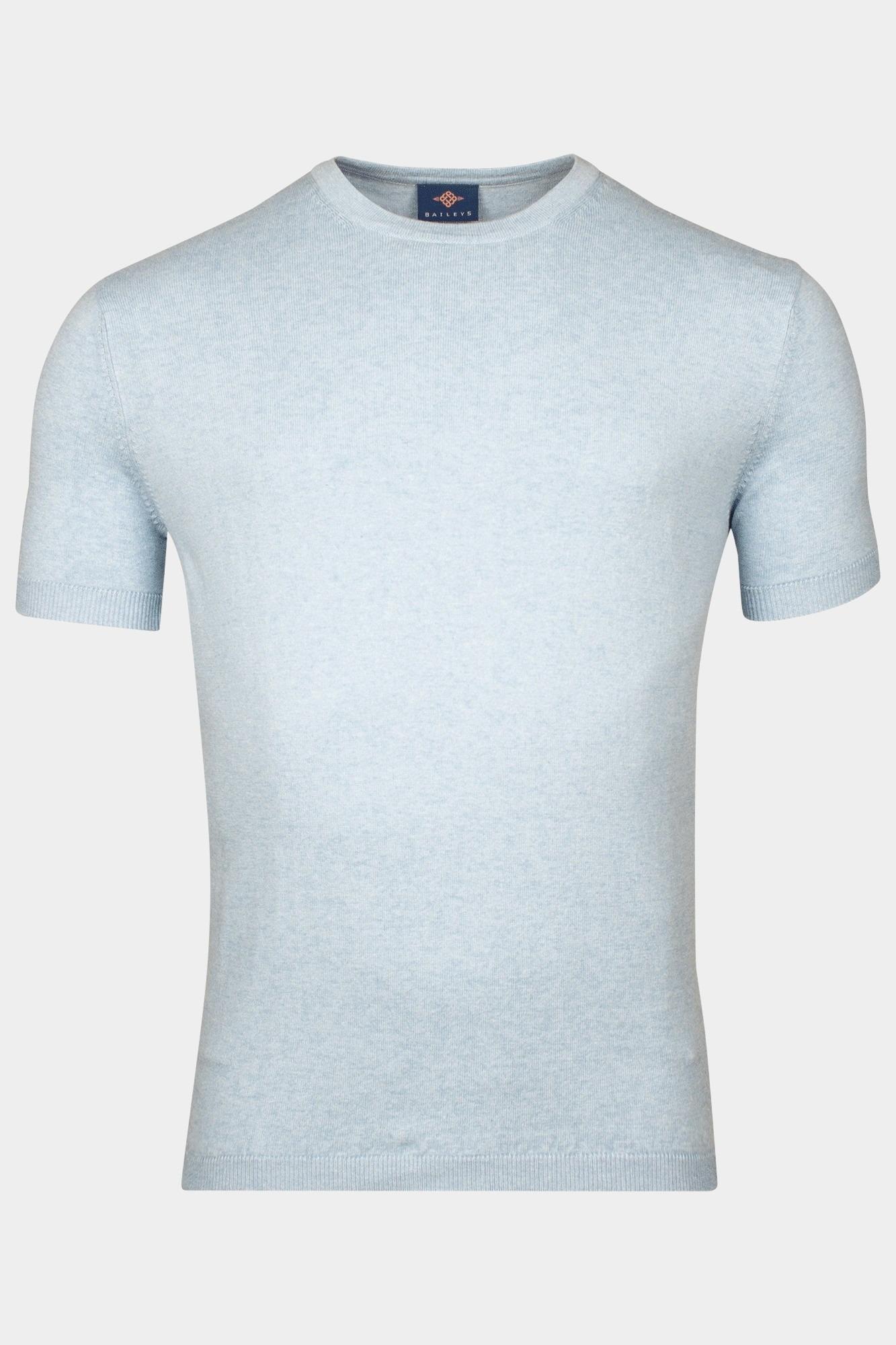 Baileys T-shirt korte mouw Blauw Crew Neck Pullover - SS 14gg 515686/625