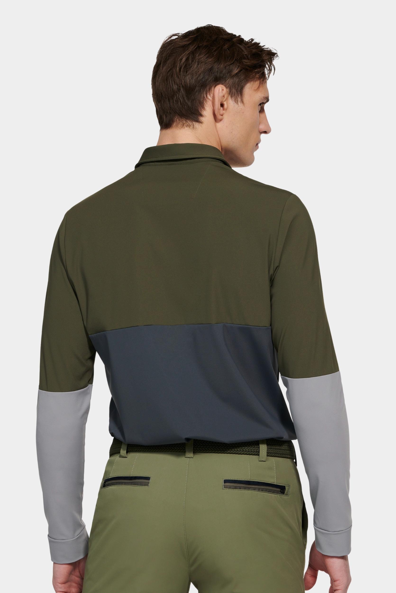 Meyer Polo lange mouw Groen JUSTIN Art.9-9009 9549900900/27